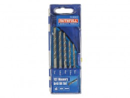 Faithfull MDSET5 Standard Masonry Drill Set 5 £8.39